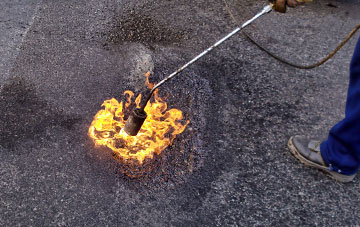 White Post flat roofing repairs