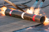 White Post flat roof sealing